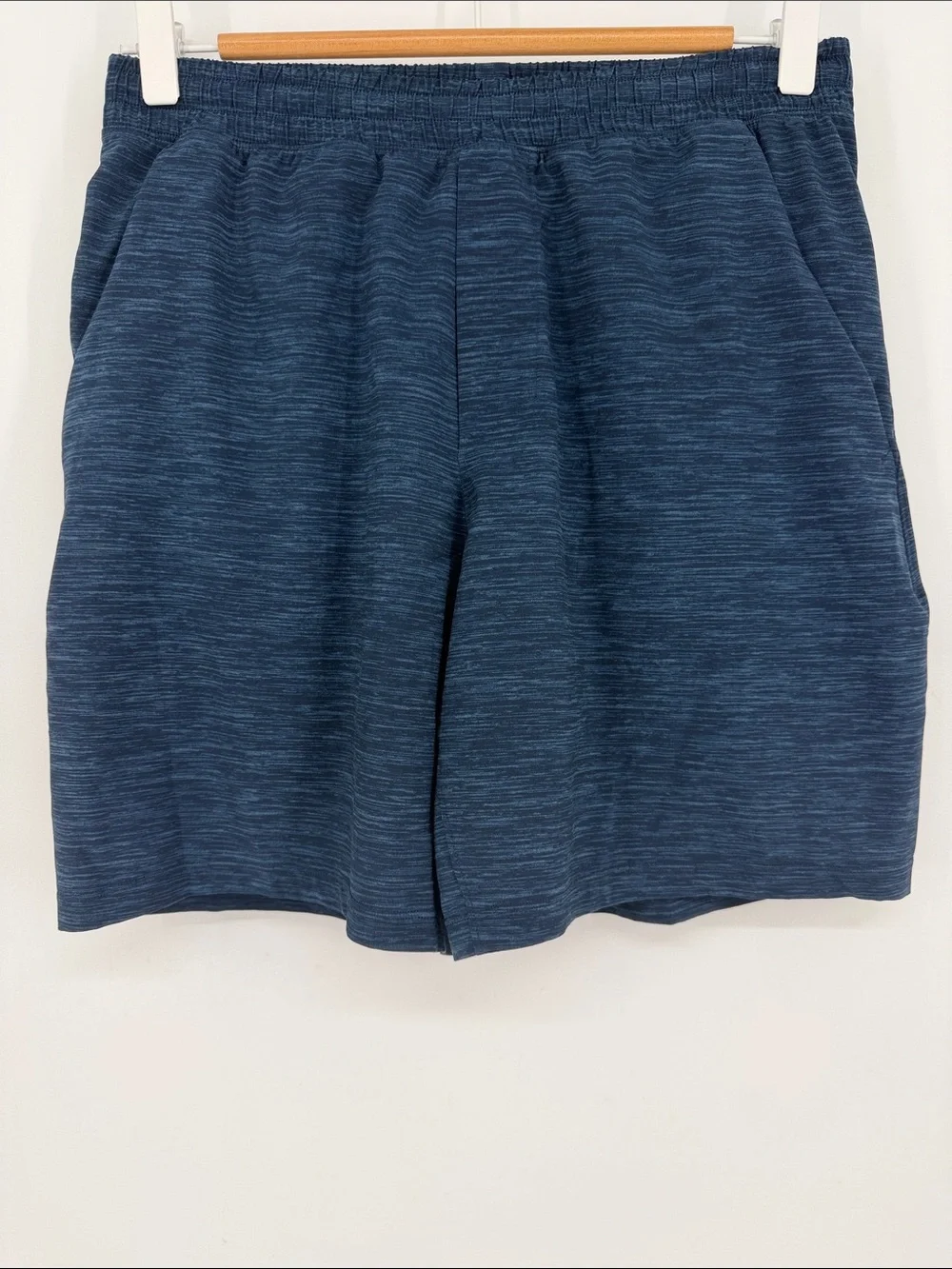 Lululemon Pace Breaker Lined Shorts 7” Heathered Blue Size Medium